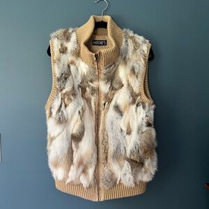 NWOT Mitchie’s Fur Vest